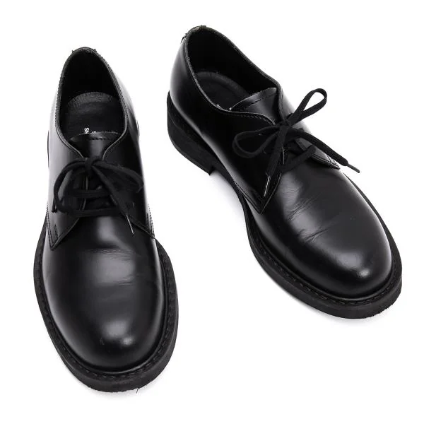 COMME des GARCONS Leather Derby Shoes Black US About 7 K-150479_001