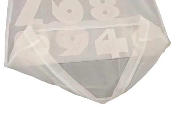COMME des GARCONS Number Printed Sheer T-shirt K-150482_009