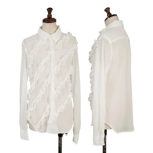 コムコム コムデギャルソンCOMME des GARCONS バイアスフリル