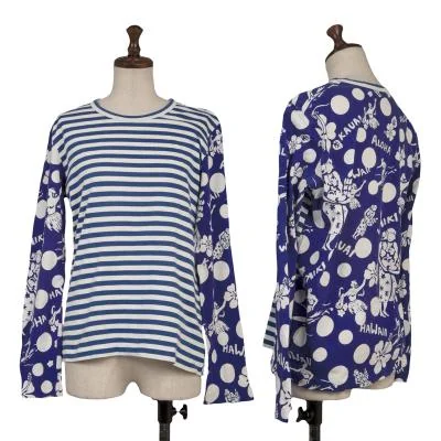 COMME des GARCONS Pattern Switching Long Sleeve Top