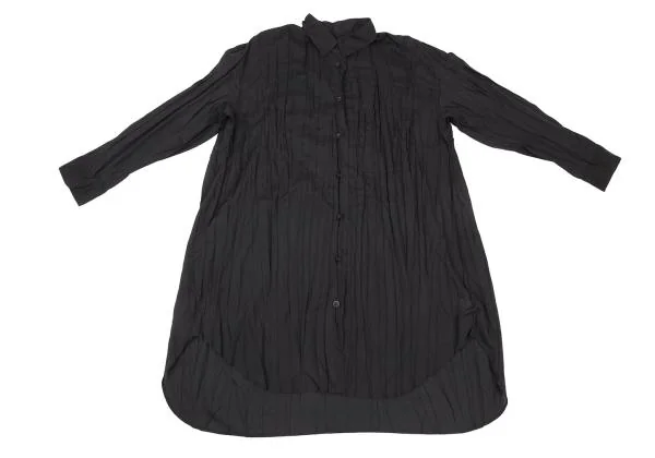ISSEY MIYAKE Wrinkled Long Shirt K-150507_002