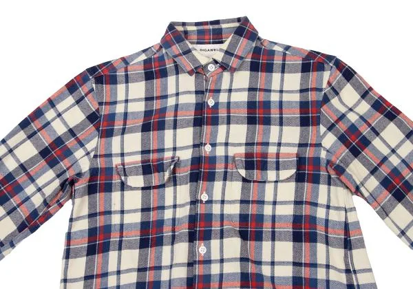 DIGAWEL Cotton Check Flannel Shirt K-150552_003