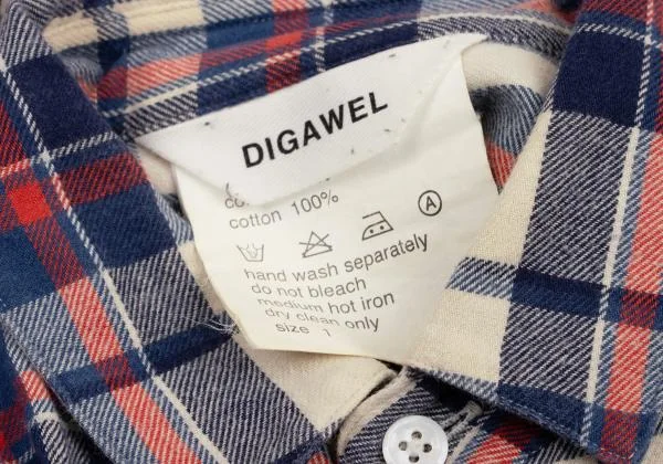 DIGAWEL Cotton Check Flannel Shirt K-150552_019