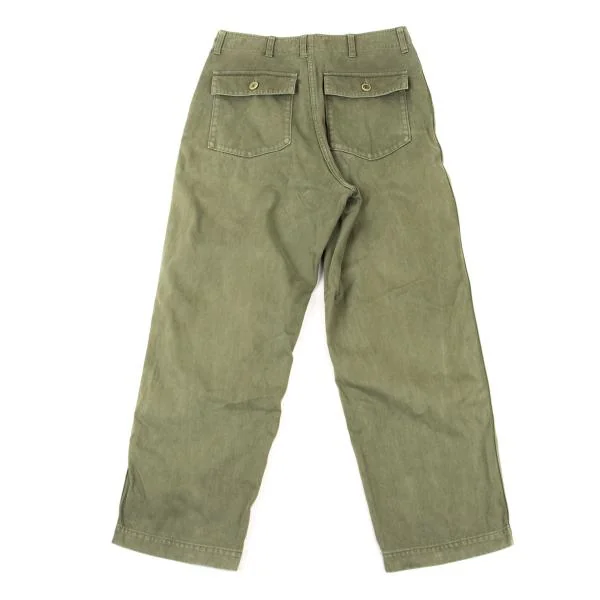 tricot COMME des GARCONS Dyed Cotton Bush Pants K-150556_010
