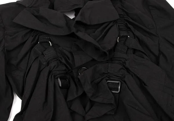 JUNYA WATANABE COMME des GARCONS Cotton Parachute Gathered Shirt K-150558_005