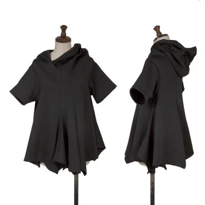 Unbranded Polyester Hem Drape Hooded Top