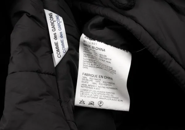 COMME des GARCONS Padding Nylon Balloon Coat K-150609_018
