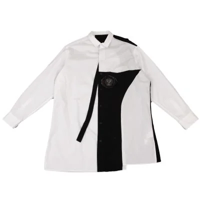 Yohji Yamamoto POUR HOMME Front Switching Design Long Shirt
