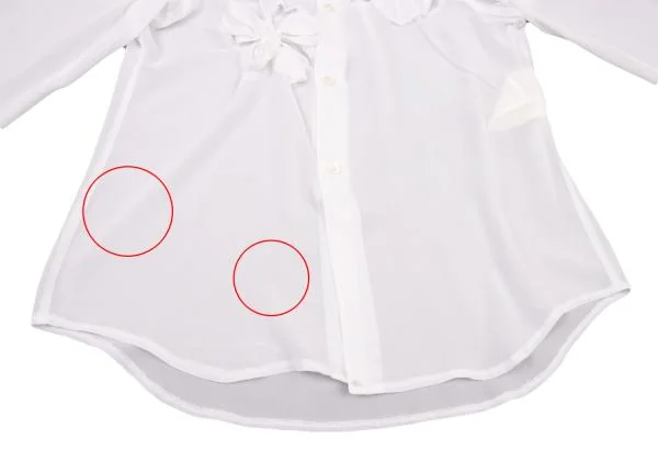 robe de chambre COMME des GARCONS Floral Cosage Chiffon Blouse K-150629_011