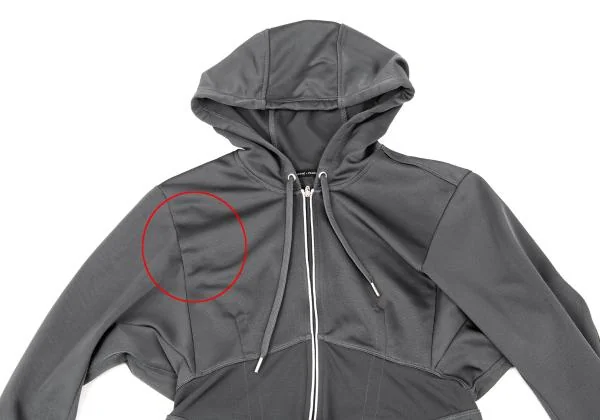 MARITHE + FRANCOIS GIRBAUD Switching Design Double Zip Hoodie K-150672_003