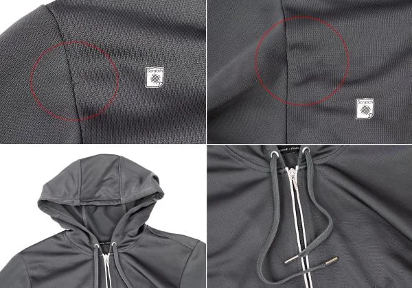 MARITHE + FRANCOIS GIRBAUD Switching Design Double Zip Hoodie K-150672_004