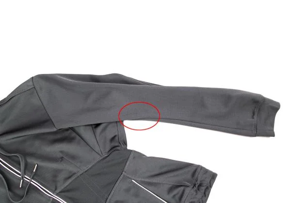 MARITHE + FRANCOIS GIRBAUD Switching Design Double Zip Hoodie K-150672_005