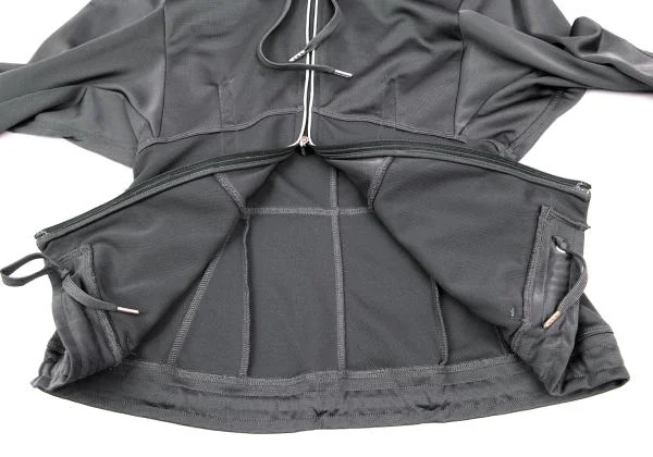MARITHE + FRANCOIS GIRBAUD Switching Design Double Zip Hoodie K-150672_012