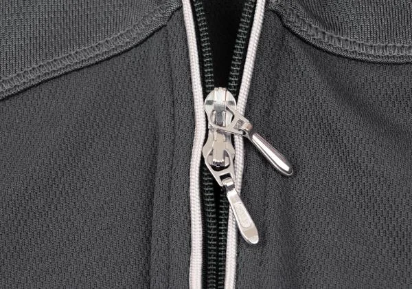 MARITHE + FRANCOIS GIRBAUD Switching Design Double Zip Hoodie K-150672_013