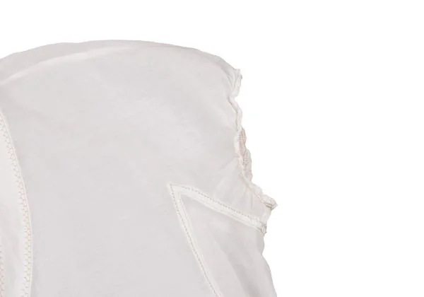 MARITHE + FRANCOIS GIRBAUD Cotton Silk Lace Up Blouse K-150673_008