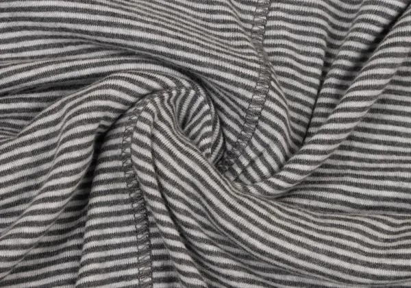 MARITHE + FRANCOIS GIRBAUD Hem Cut Off Design 3/4 Sleeve Stripe Top K-150675_014