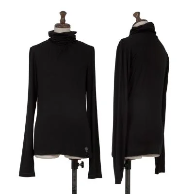 MARITHE + FRANCOIS GIRBAUD Glitter Stitch Turtleneck T-shirt