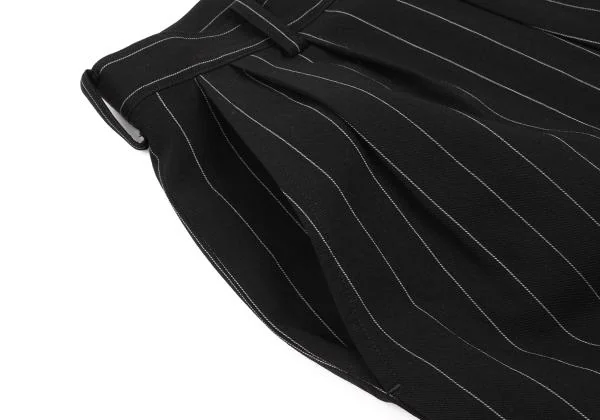Y's Wool Striped Two Tuck Tapered Pants K-150702_005