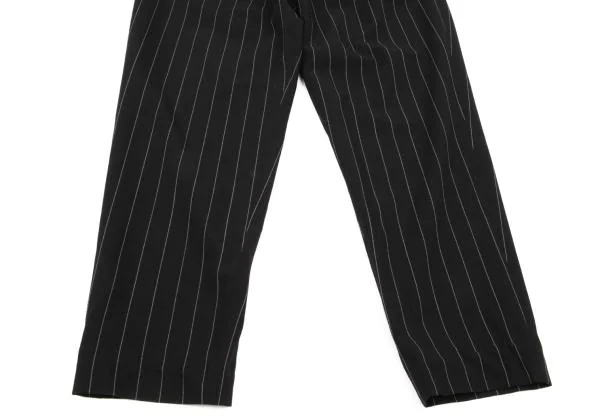 Y's Wool Striped Two Tuck Tapered Pants K-150702_006