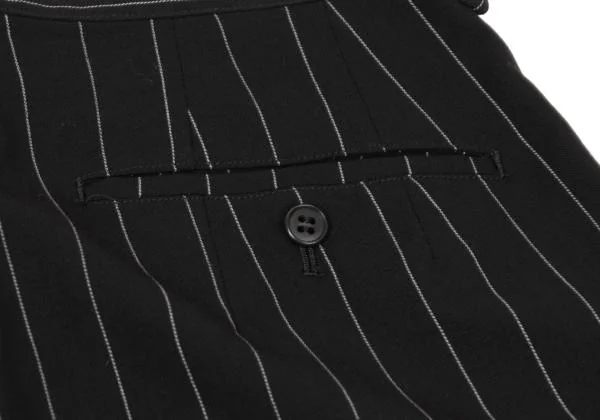 Y's Wool Striped Two Tuck Tapered Pants K-150702_010