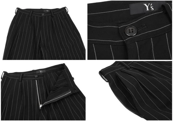 Y's Wool Striped Jacket & Pants K-150703_013