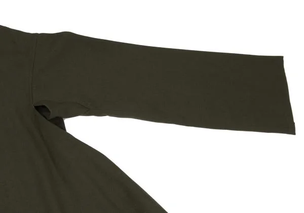 Y's Wool Switching Flare Dress K-150708_005