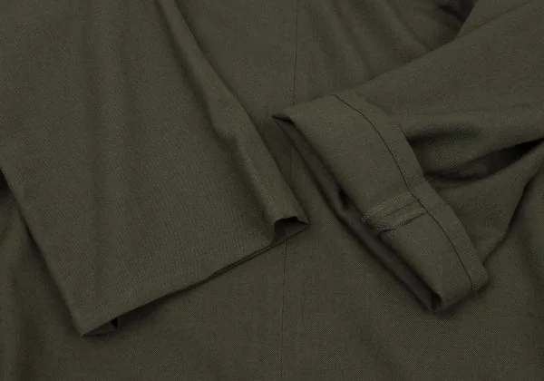 Y's Wool Switching Flare Dress K-150708_007