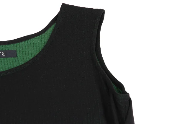 Y's  Wrap Design Sleeveless Dress K-150710_005