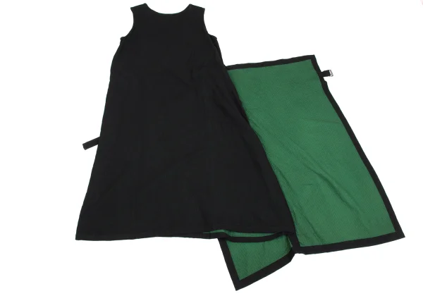Y's  Wrap Design Sleeveless Dress K-150710_013