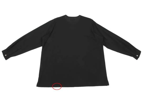 Y's Wool Tro Many Button Henley Neck Blouse K-150713_012