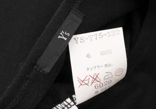 Y's Waist Belted Wool T shirt K-150714_016