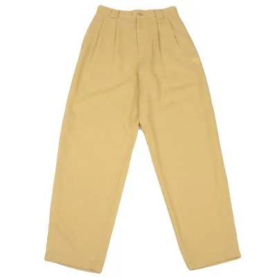 Y's Summer Wool Tuck Pants