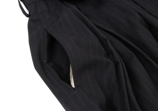 COMME des GARCONS Wool Poly Stripe Dropped Crotch Pants K-150725_007
