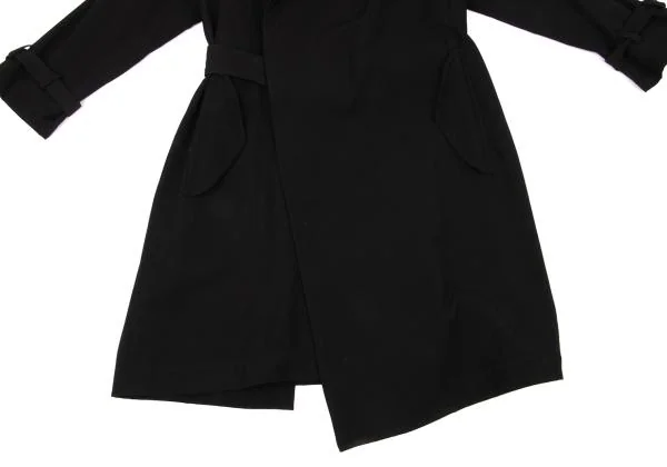 COMME des GARCONS Wool Gaba Double-breasted Coat K-150727_008