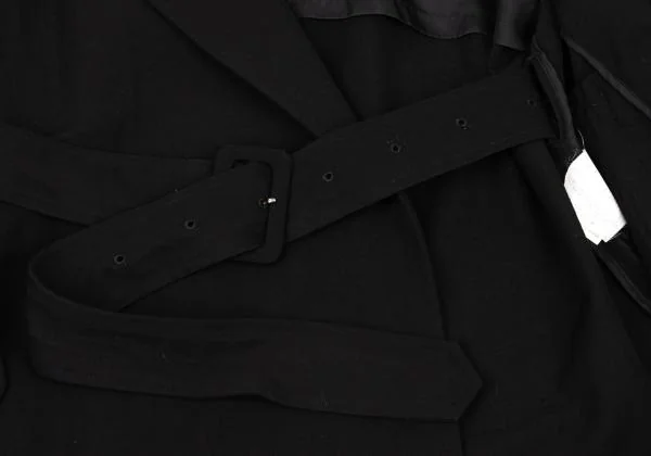 COMME des GARCONS Wool Gaba Double-breasted Coat K-150727_011