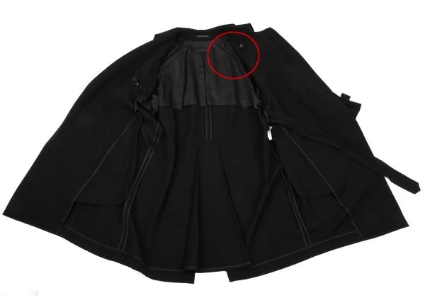 COMME des GARCONS Wool Gaba Double-breasted Coat K-150727_012