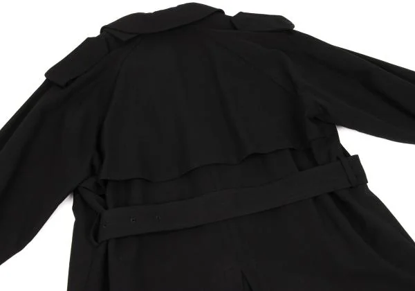COMME des GARCONS Wool Gaba Double-breasted Coat K-150727_016