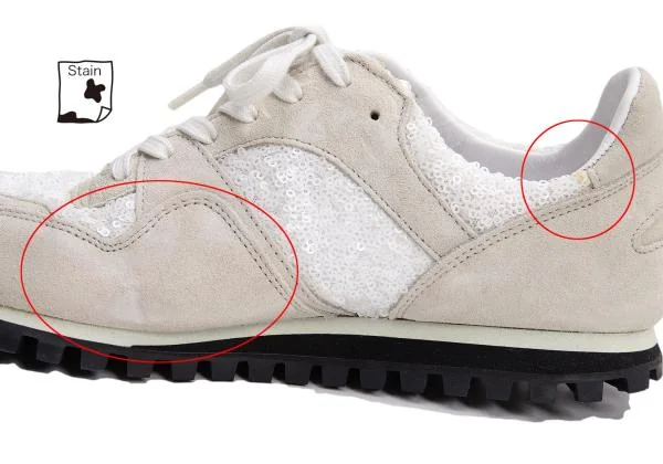 COMME des GARCONS SPALWART Sequins Suede Sneakers K-150741_009