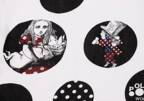 COMME des GARCONS Alice in Wonderland Dot T Shirt K-150743_007