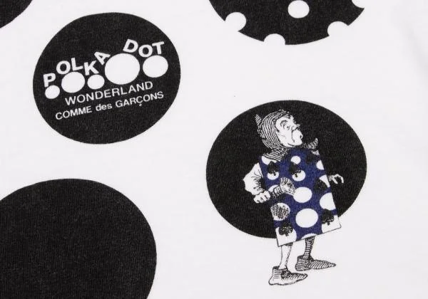 COMME des GARCONS Alice in Wonderland Dot T Shirt K-150743_008