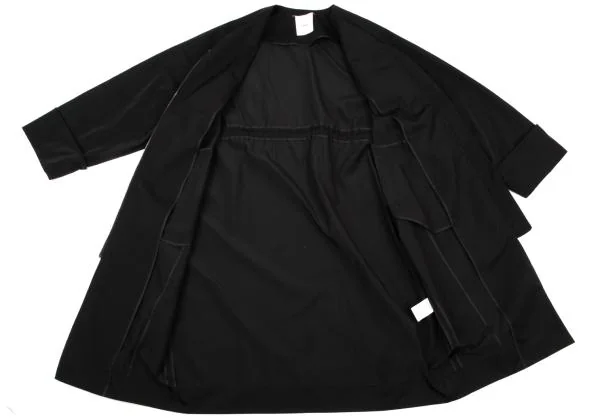 ebure High Count Twill Collarless Coat K-150749_013