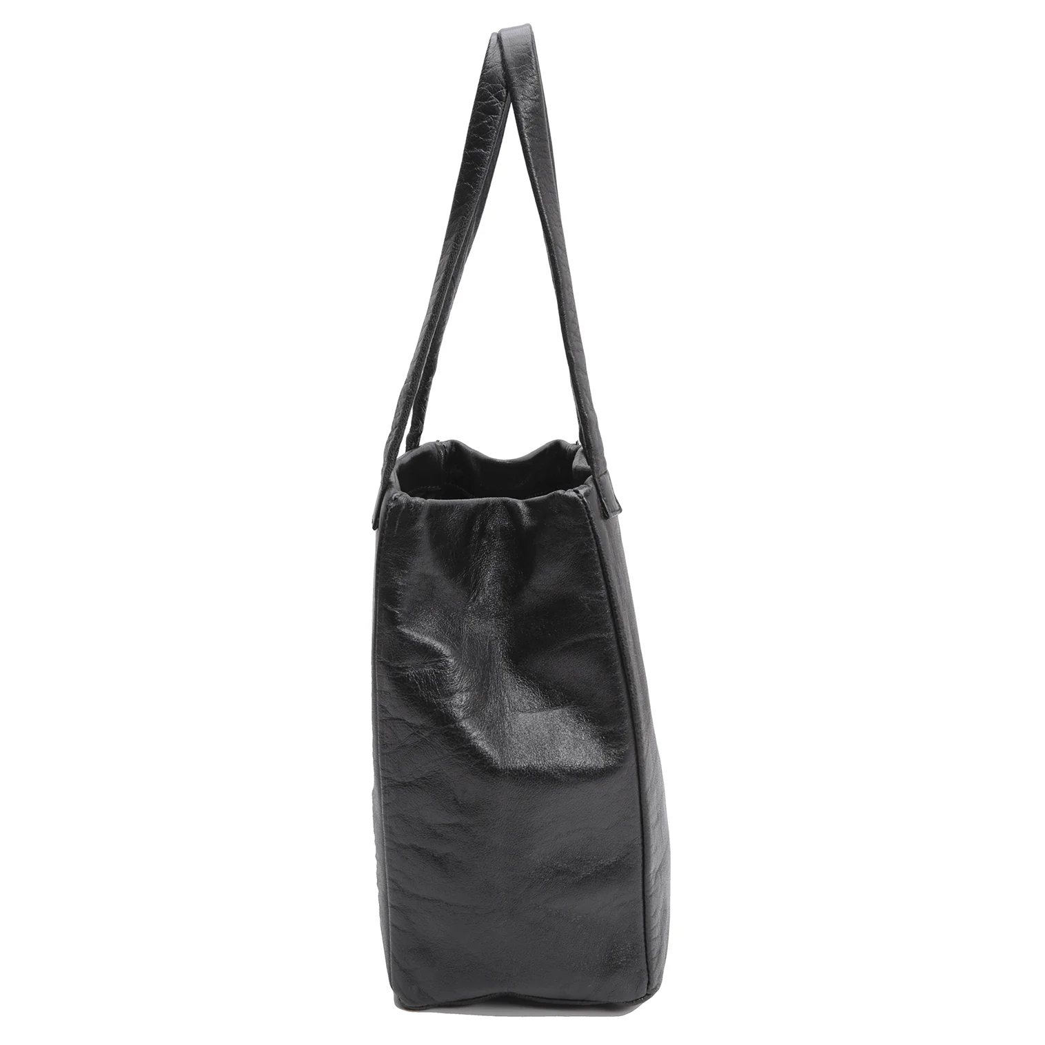 再入荷商品 ヘルムートラングHELMUT LANG レザーボトルバッグ 黒 | DC バッグ