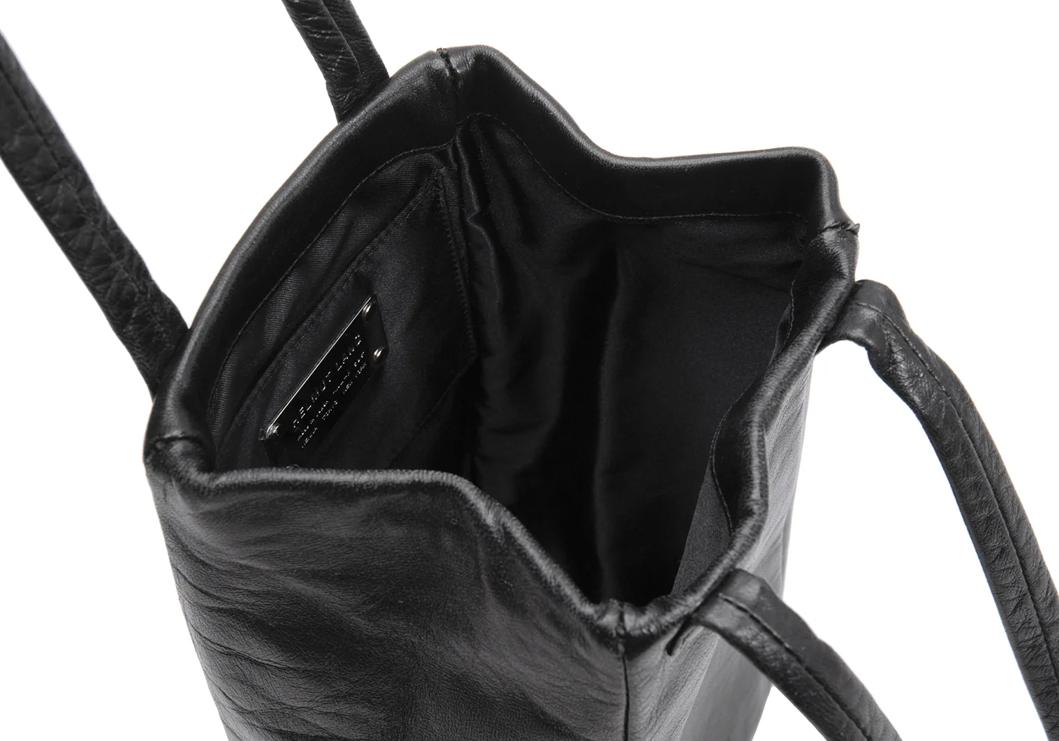 ヘルムートラングHELMUT LANG レザーボトルバッグ 黒 | DC