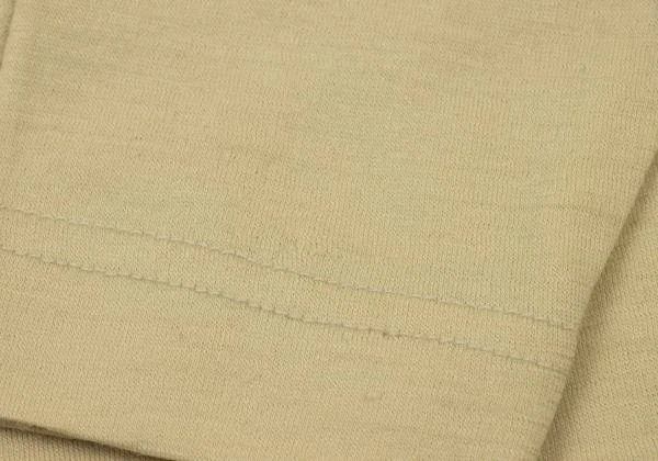 Plantation Wool Drape Neck Switching Knit Top K-150775_009