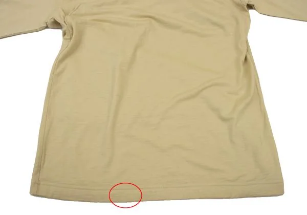 Plantation Wool Drape Neck Switching Knit Top K-150775_010