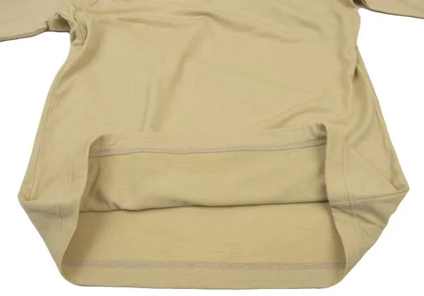 Plantation Wool Drape Neck Switching Knit Top K-150775_012