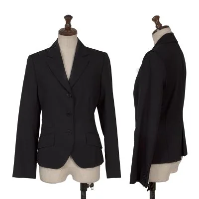 Paul Smith BLACK Colorful Marble Lining Wool Jacket