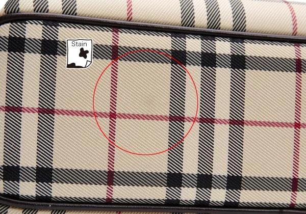 BURBERRY Leather Switching Nova Check Hand Bag K-150786_006