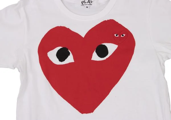 PLAY COMME des GARCONS Heart Patch Embroidery Printed T-shirt K-150791_004