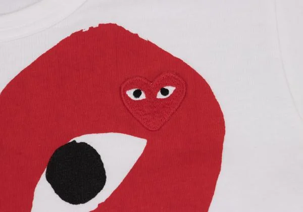 PLAY COMME des GARCONS Heart Patch Embroidery Printed T-shirt K-150791_005